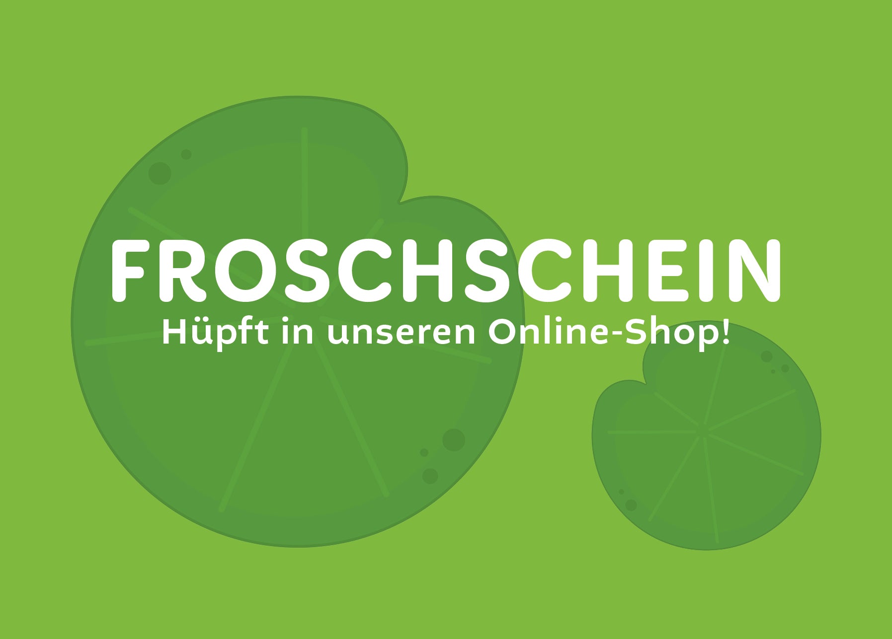Froschschein - zum verschenken