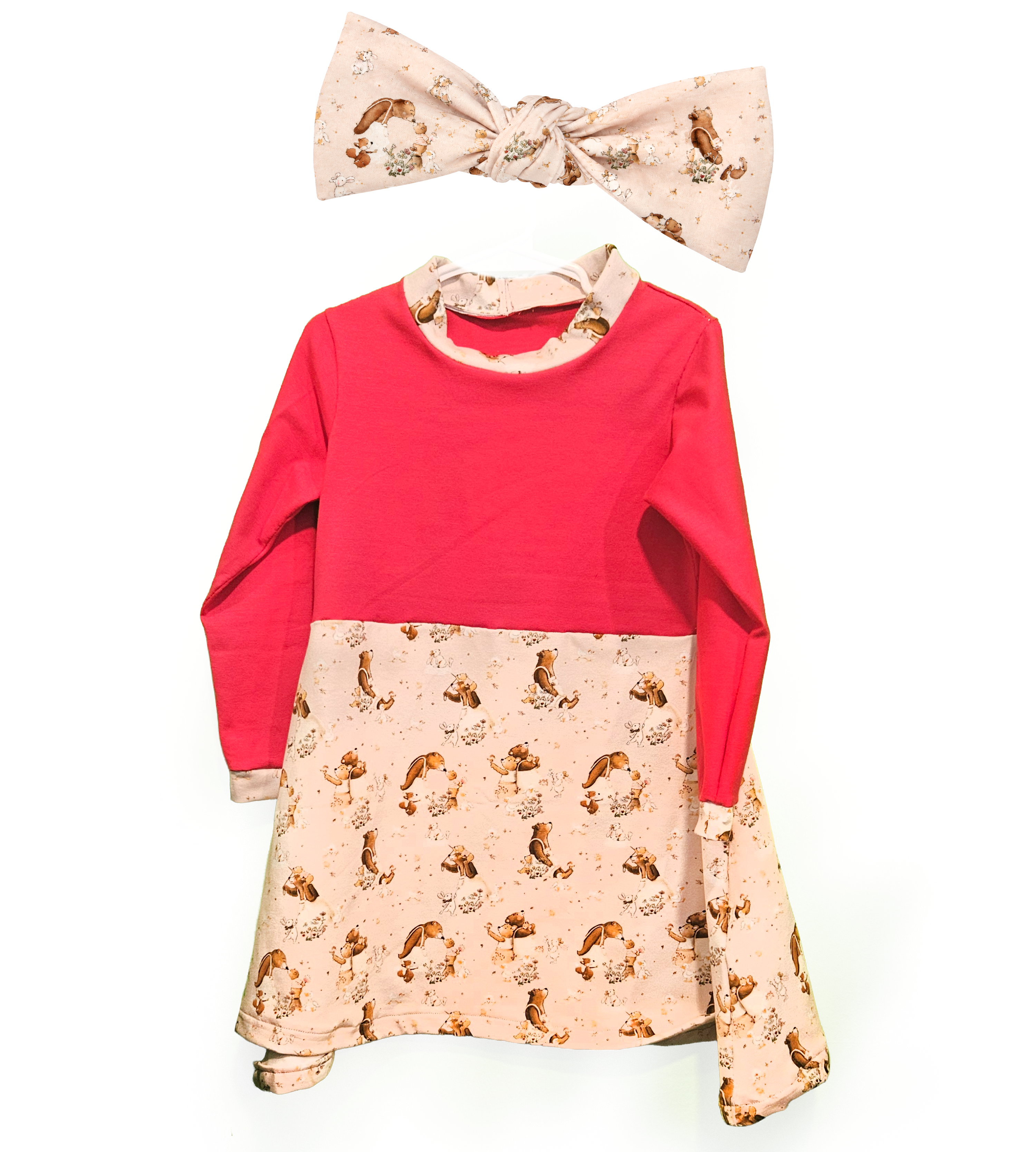 Jersy Kleid mit Stirnband