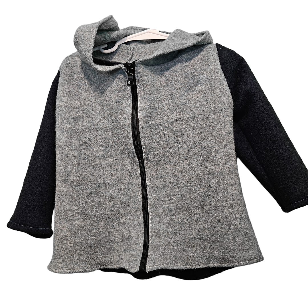 Wollwalk-Kuschel-Jacke