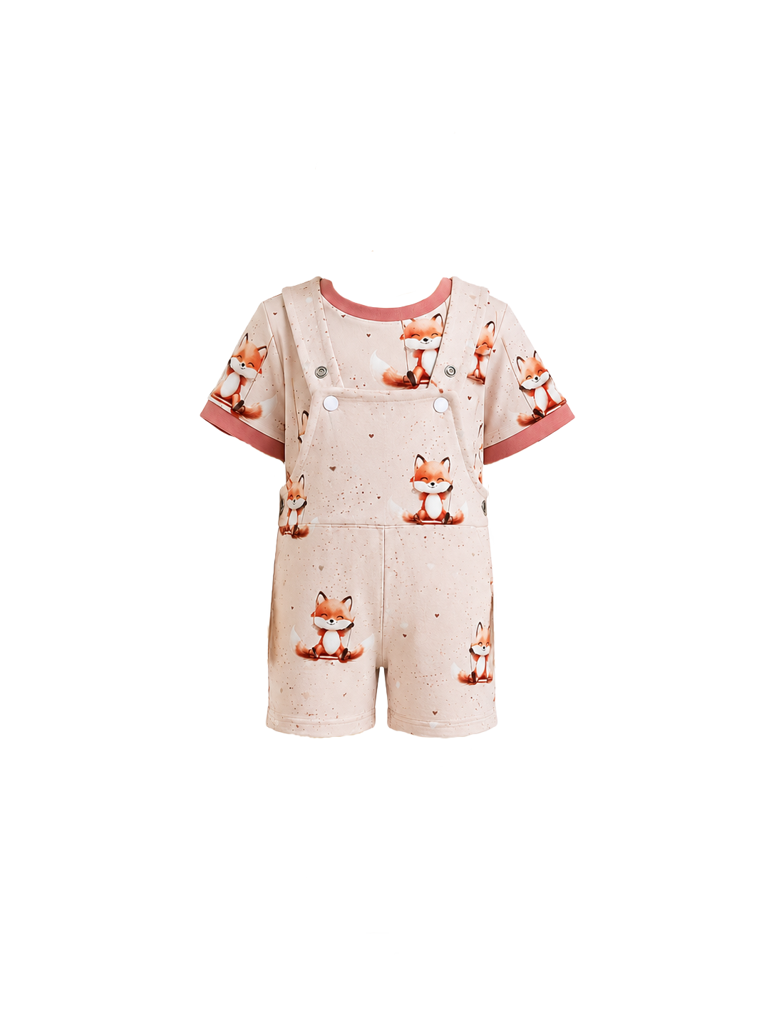 Kurze Latzhose mit Shirt